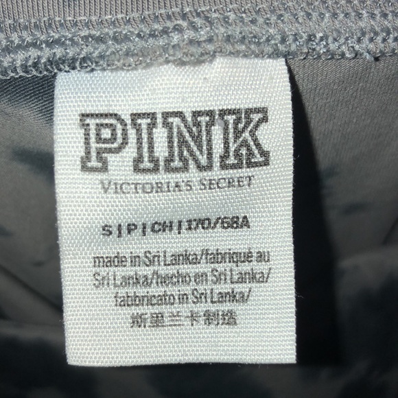 Pink Victoria’s Secret leggings tie dye small pants active wear comfy unique - Picture 7 of 7